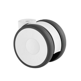 Designové dvojkolečko plastové - průměr 100mm - uchycení závit M10